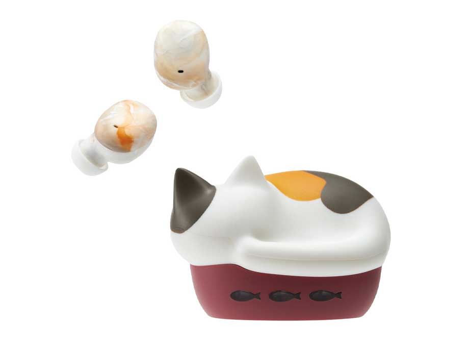 ラディウス フルワイヤレスイヤホン HP-C28BT NEKO ミケ