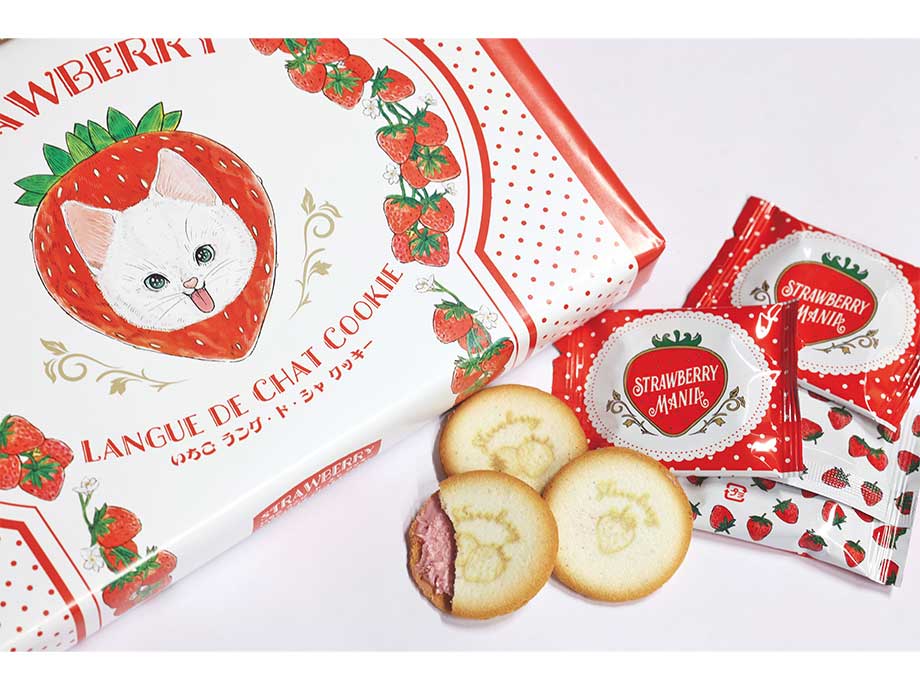 いちご ラング・ド・シャ クッキー