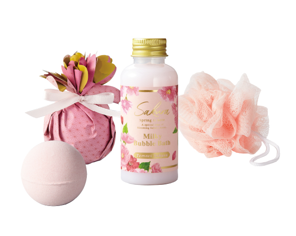 樱花浴套盒/茶梅樱花 (3件组)