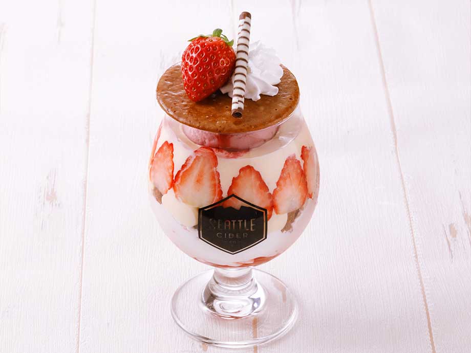 いちごのグラスパルフェ