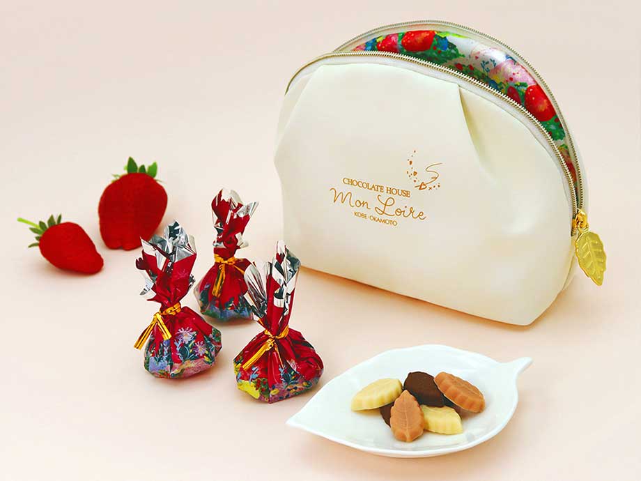 リーフメモリーポーチ(苺畑の見える丘)