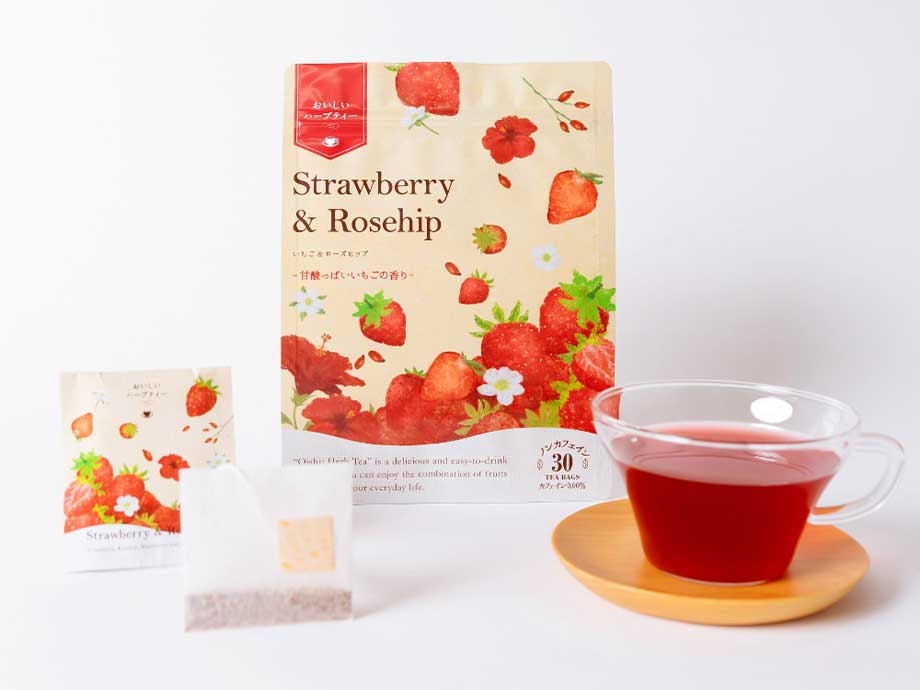 おいしいハーブティー いちご&ローズヒップ