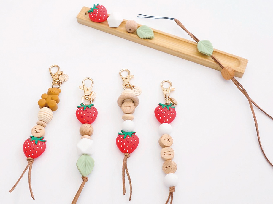 カスタムお名前キーホルダー作り