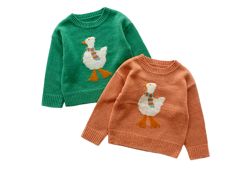 菱纹提花针织衫