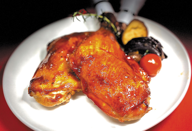 烤好地方鸡腿肉 (酱汁)