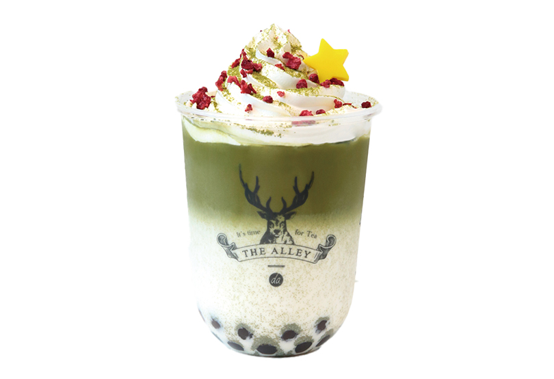 抹茶白牛奶欧蕾